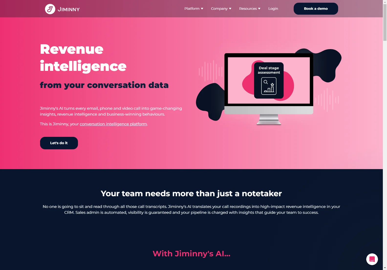 Jiminny: AI-Powered Revenue Intelligence Platform for Sales Growth