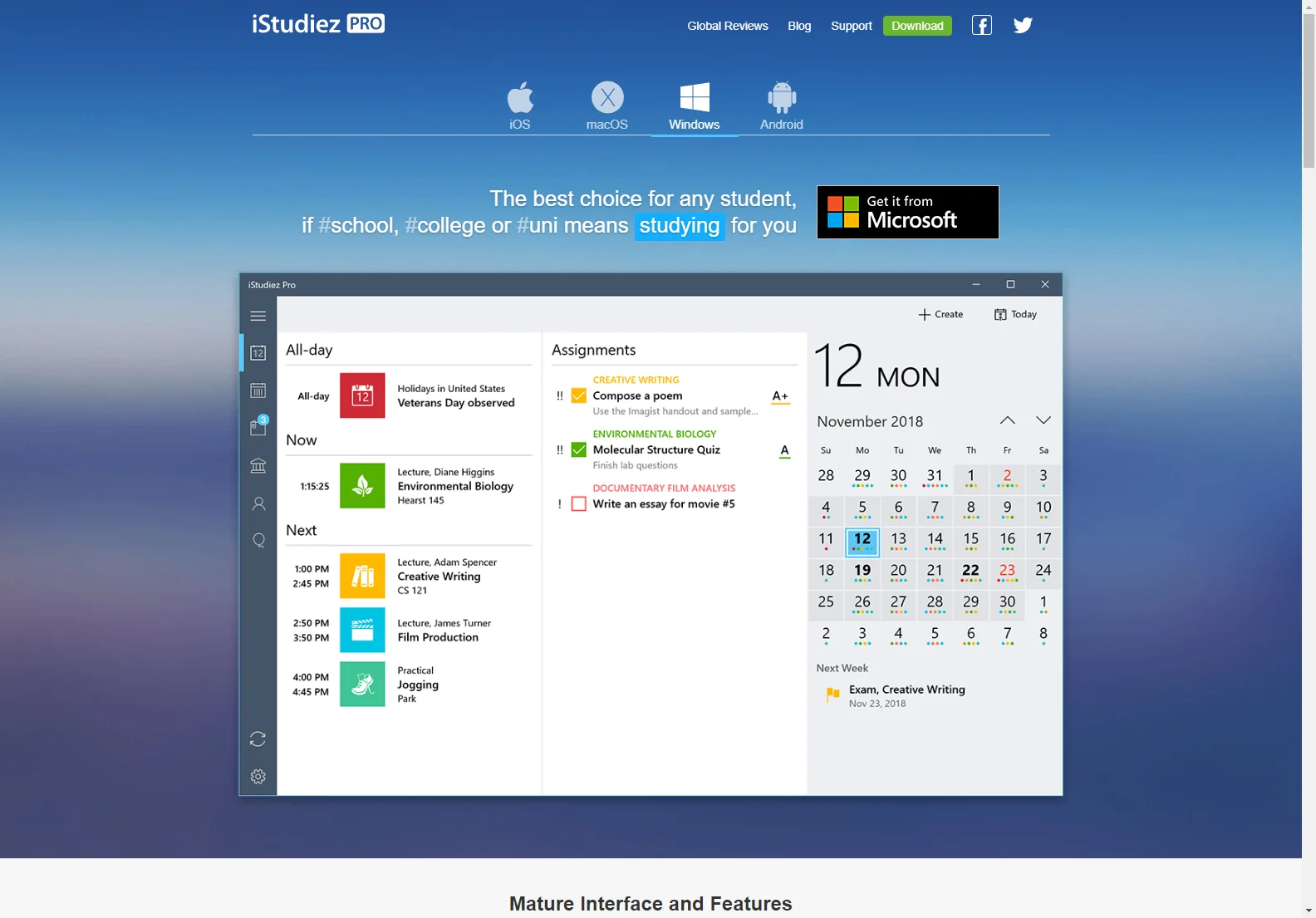 iStudiez Pro: The Ultimate Student Planner for macOS