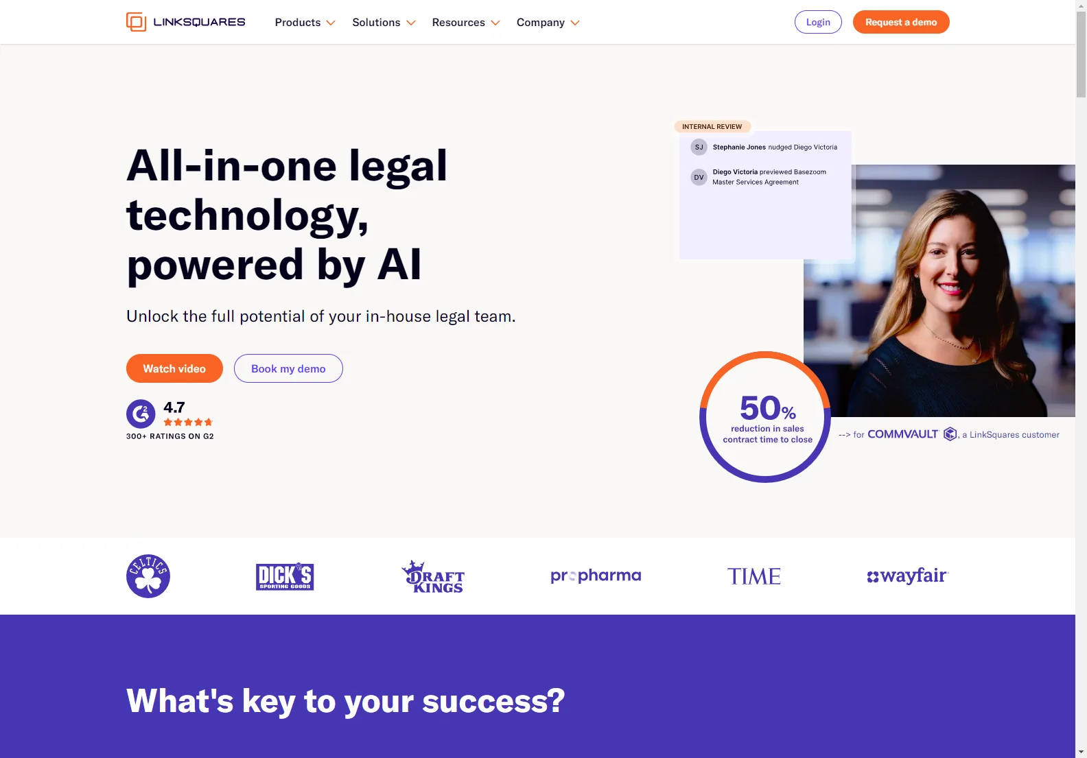 LinkSquares: AI-Powered Contract Management for Legal Teams