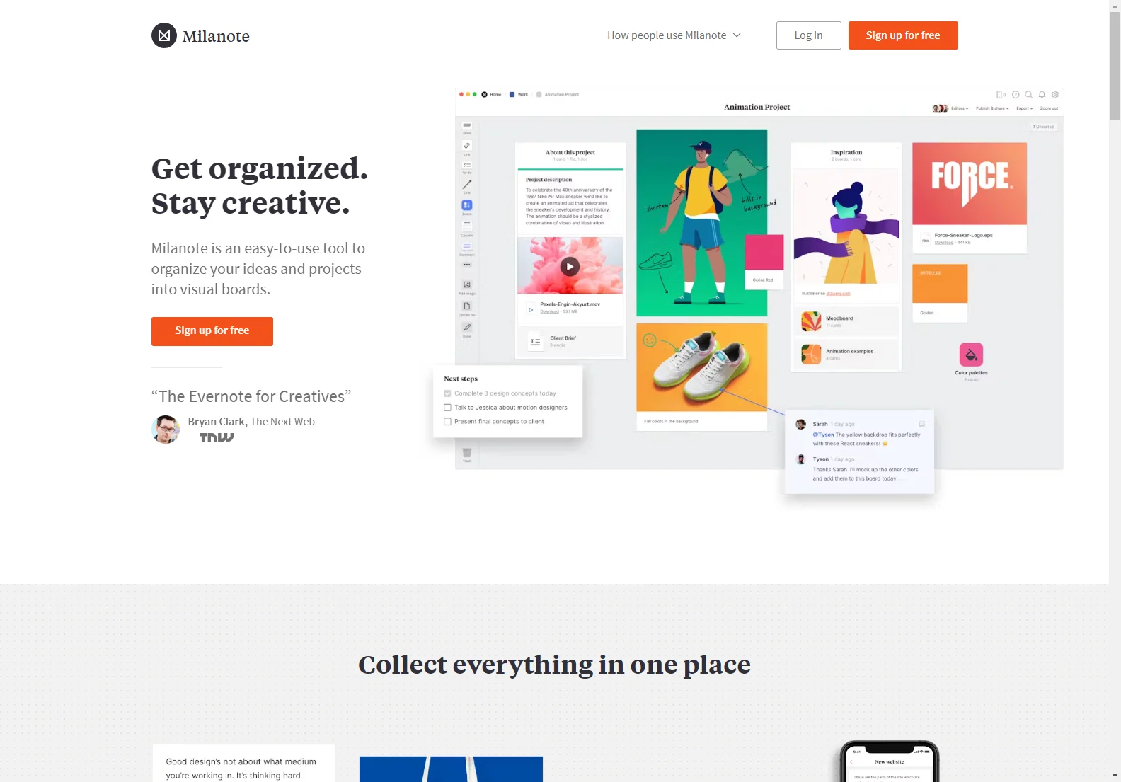 Milanote: Visual Project Management for Creative Teams