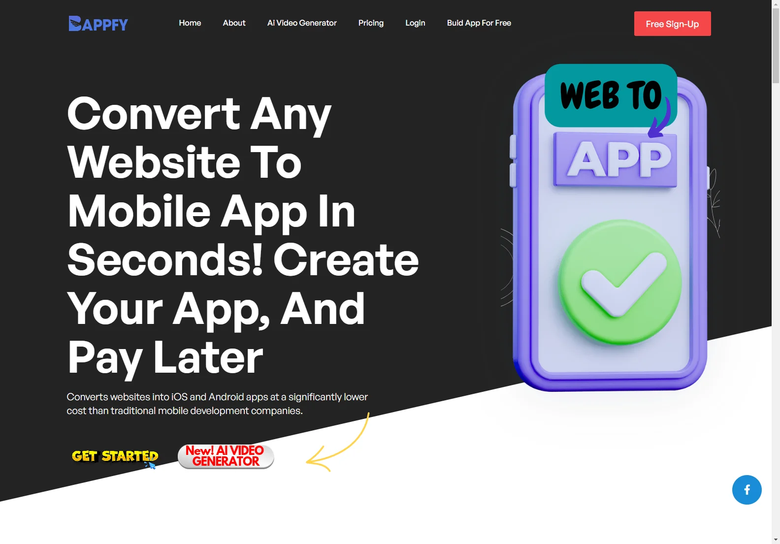 Bappfy: AI-Powered Website to App Conversion - No Coding Required