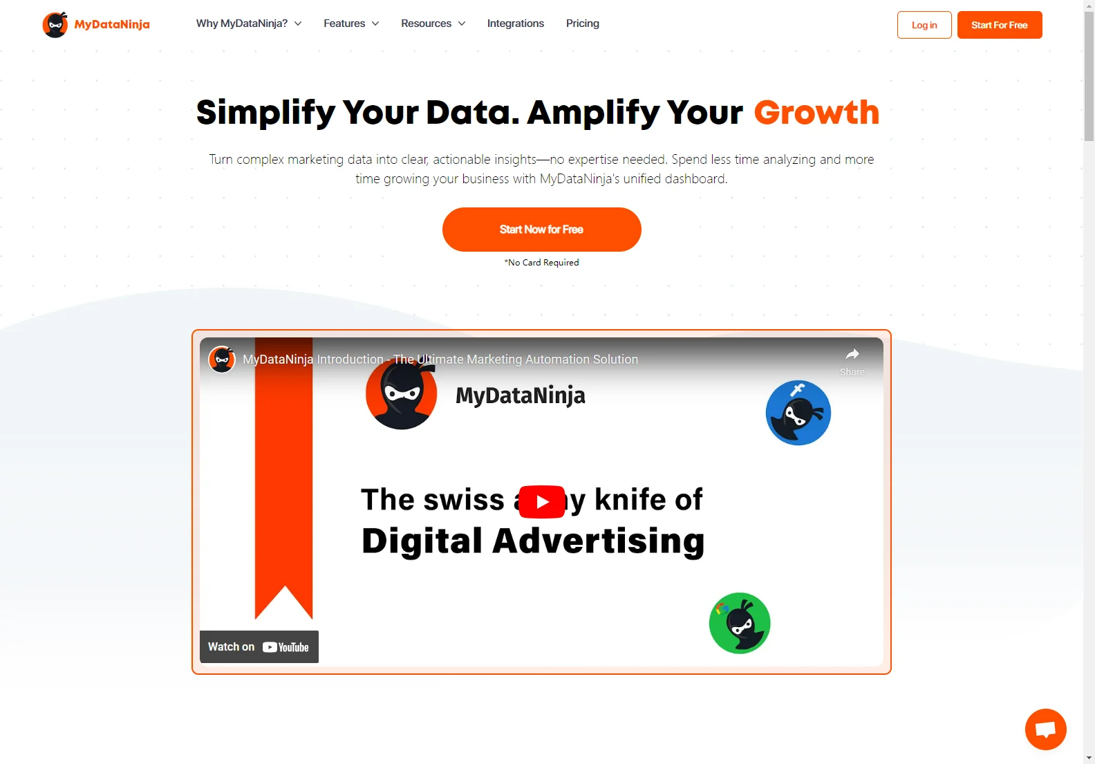 MyDataNinja: Unified E-commerce Marketing Dashboard for Amplified Growth