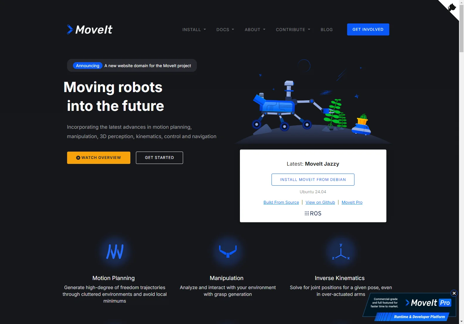 MoveIt: Open-Source Robotic Manipulation Framework for Seamless Robot Operation