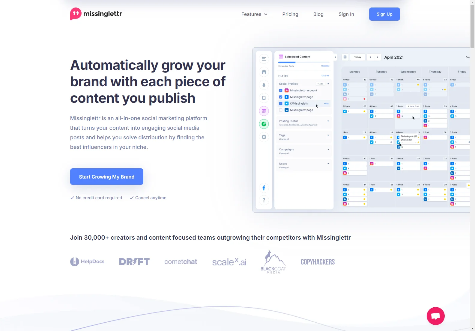 Missinglettr: Automate Your Social Media Marketing and Grow Your Brand