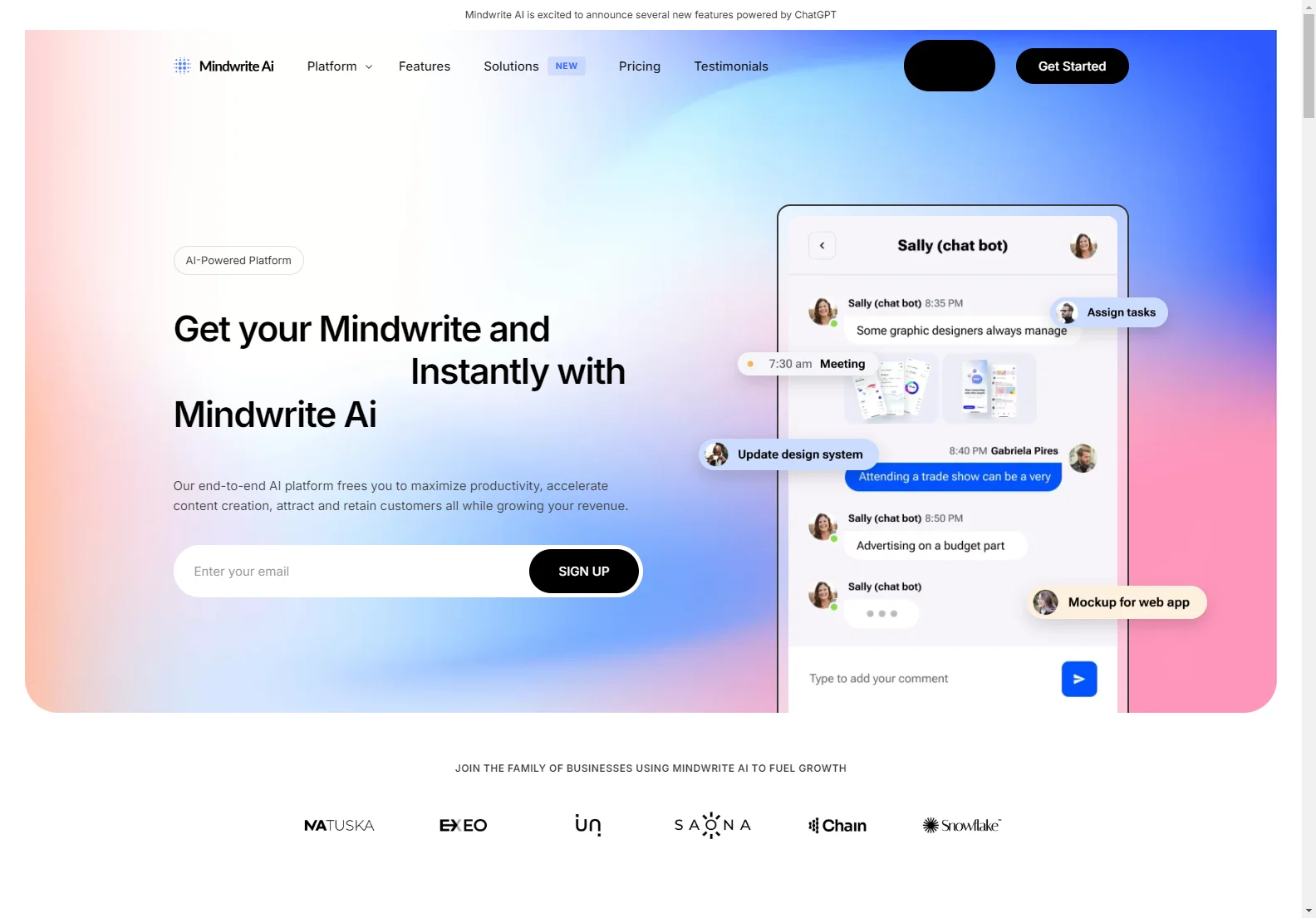 Mindwrite AI: AI-Powered Platform for 10x Faster Content Creation