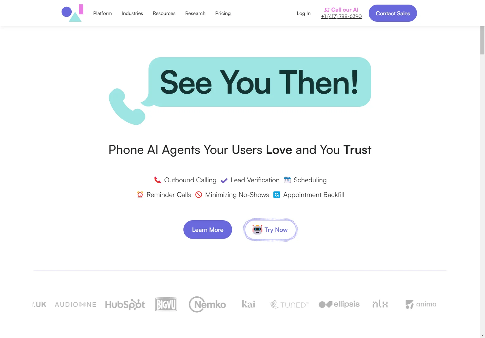 OneAI: AI-Powered Sales Calls & Appointment Scheduling