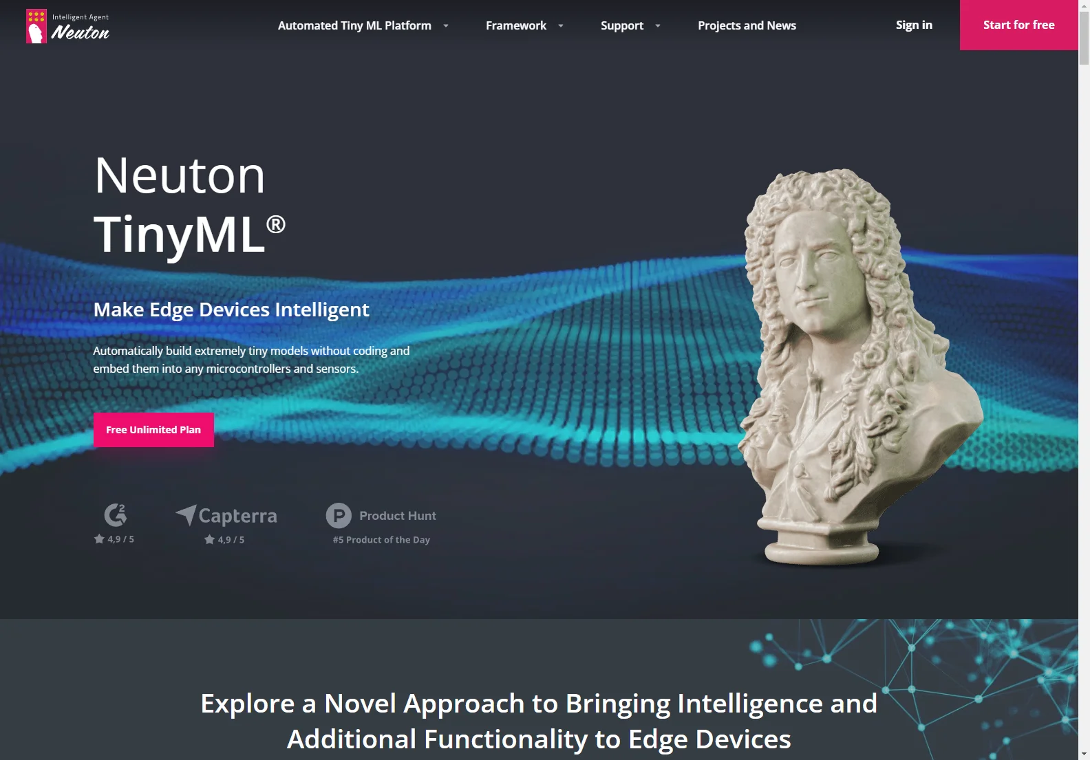 Neuton.AI: No-Code TinyML Platform for Building Ultra-Small, Accurate AI Models