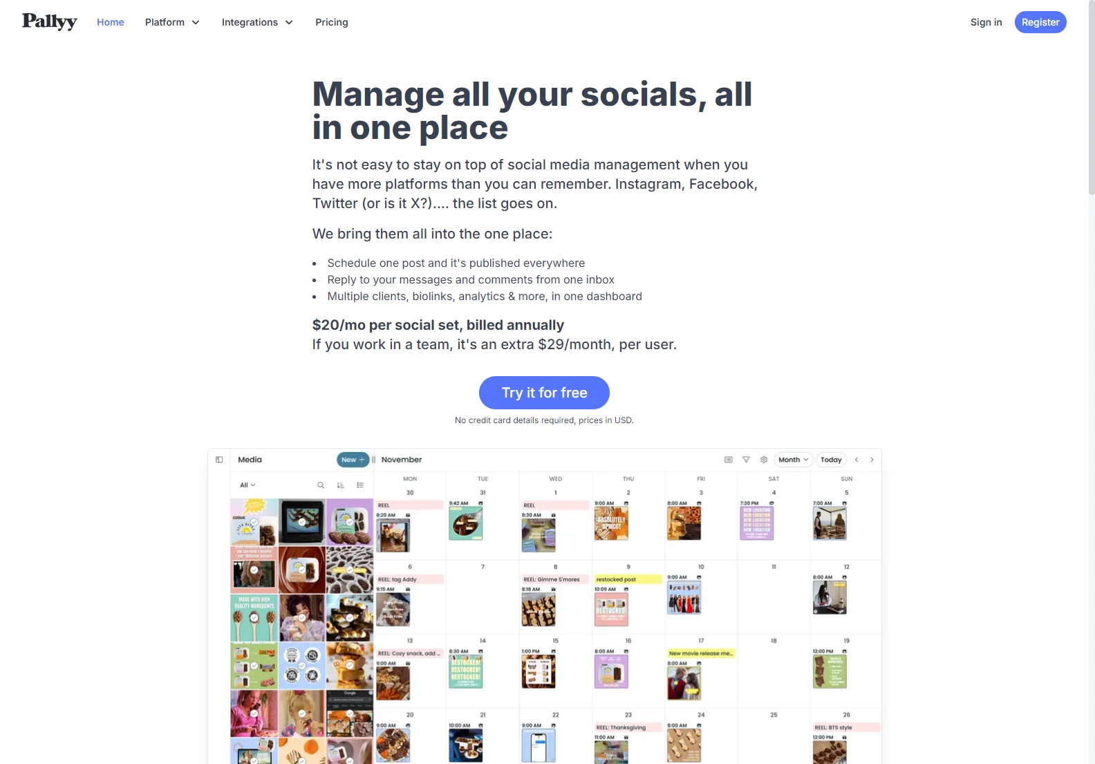 Pallyy: Your All-in-One Social Media Management Solution