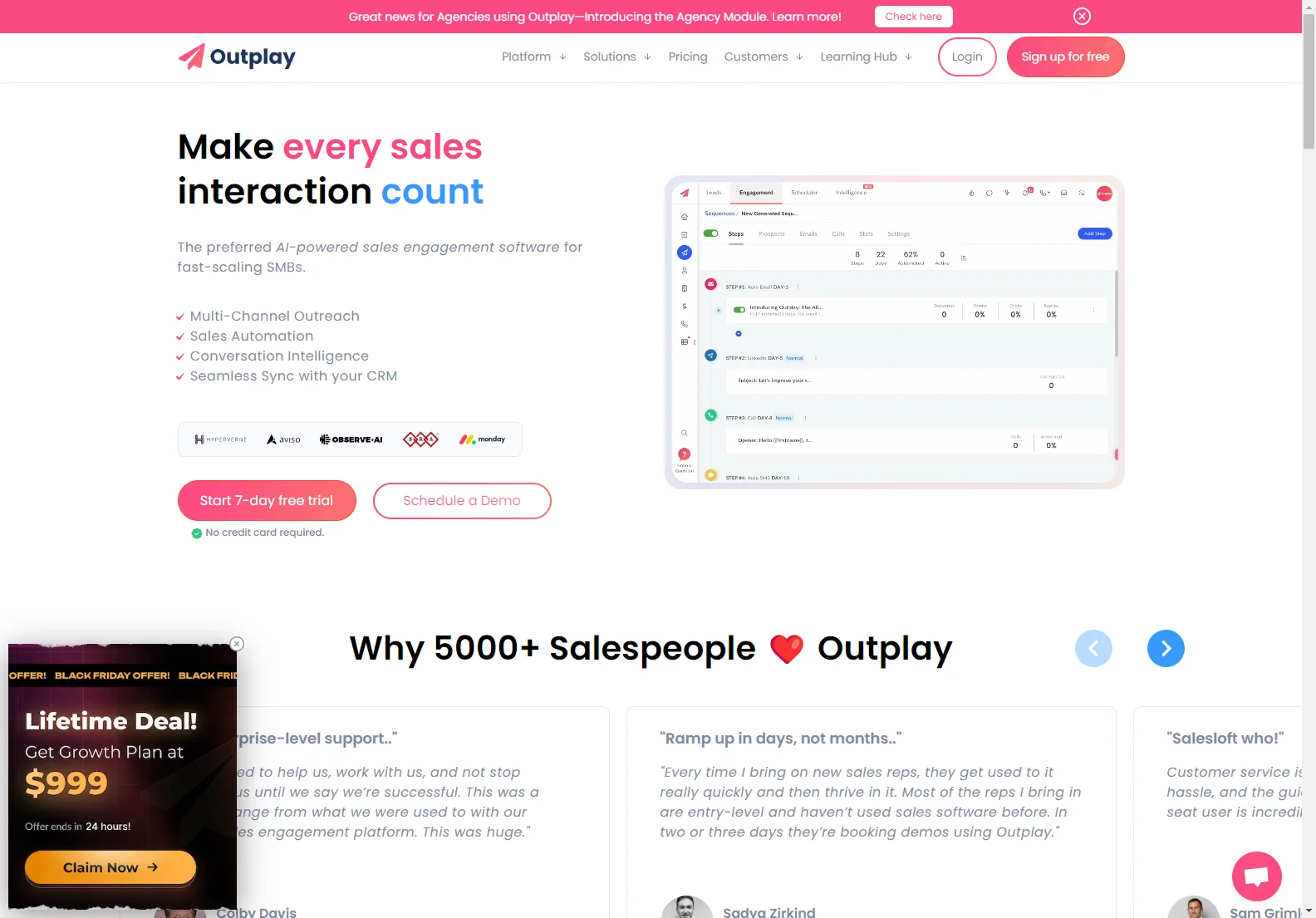 Outplay: AI-Powered Sales Engagement Software for SMB Growth