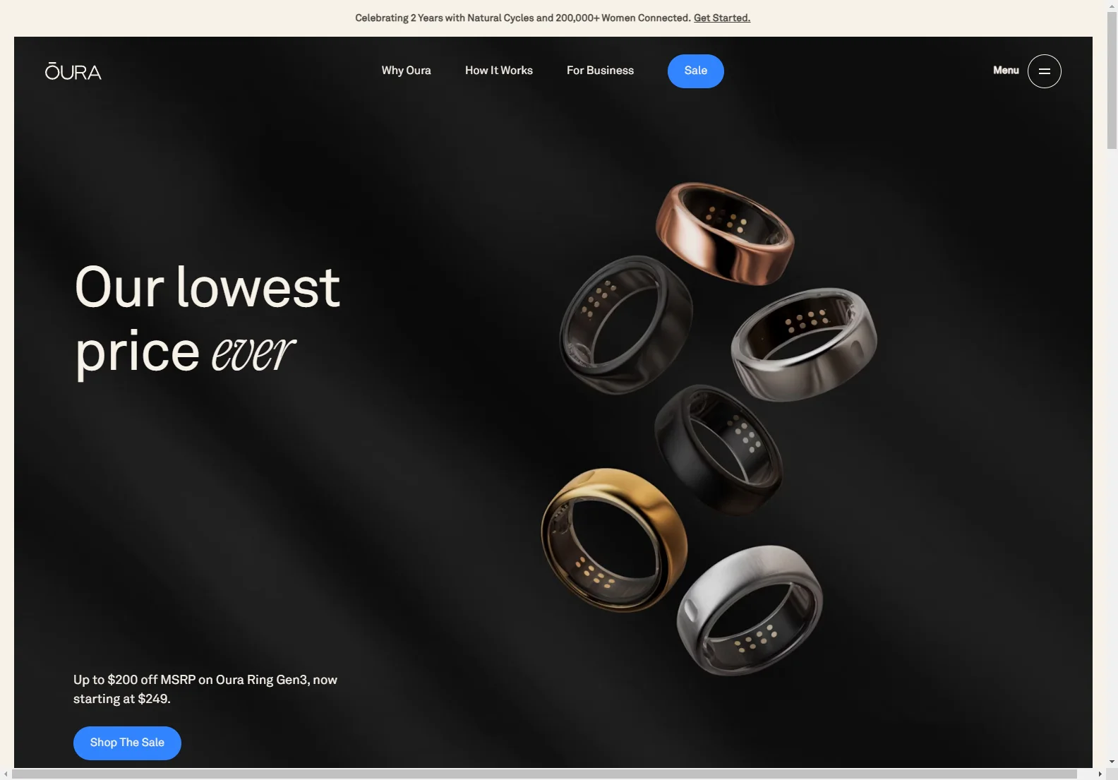 Oura Ring: Smart Ring for Fitness, Stress, Sleep & Health