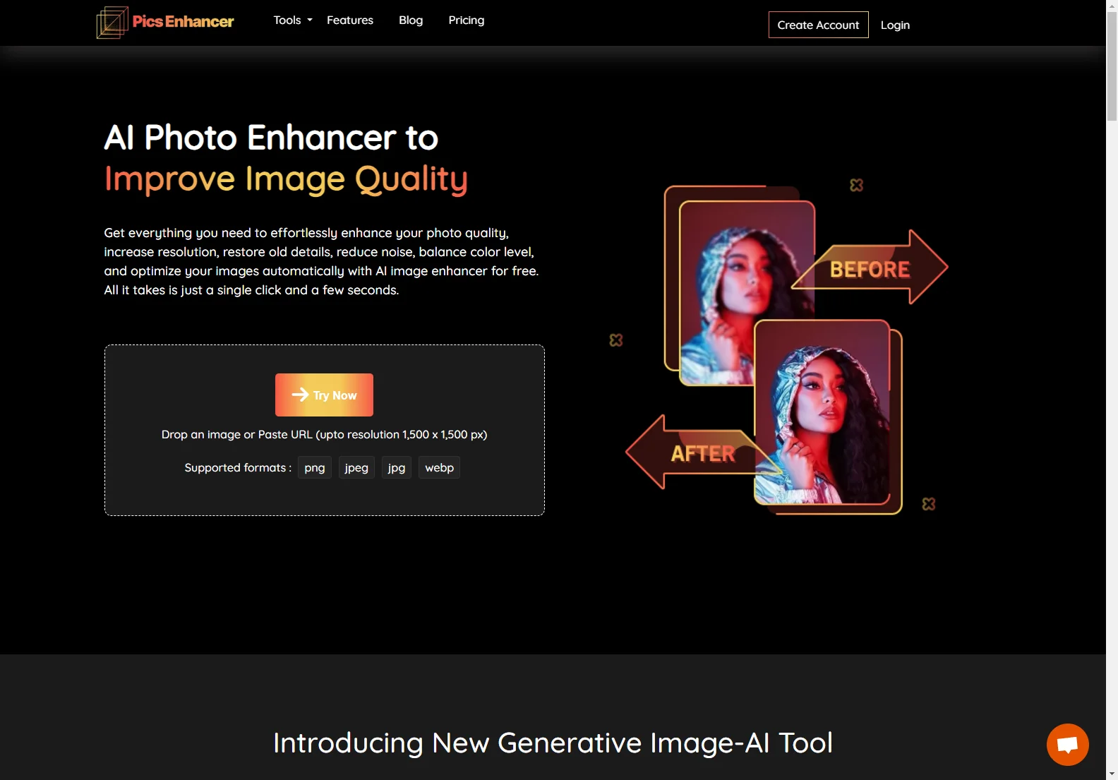 Pics Enhancer: Free AI Photo Enhancer to Improve Image Quality