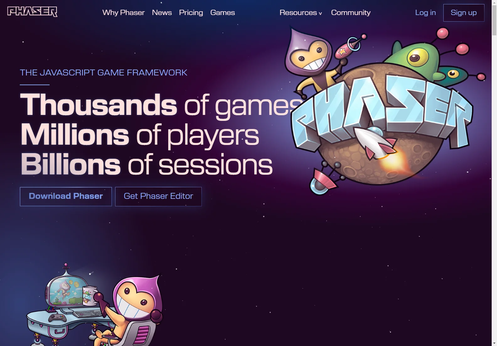 Phaser: The Leading Open-Source JavaScript Game Framework for 2D HTML5 Games