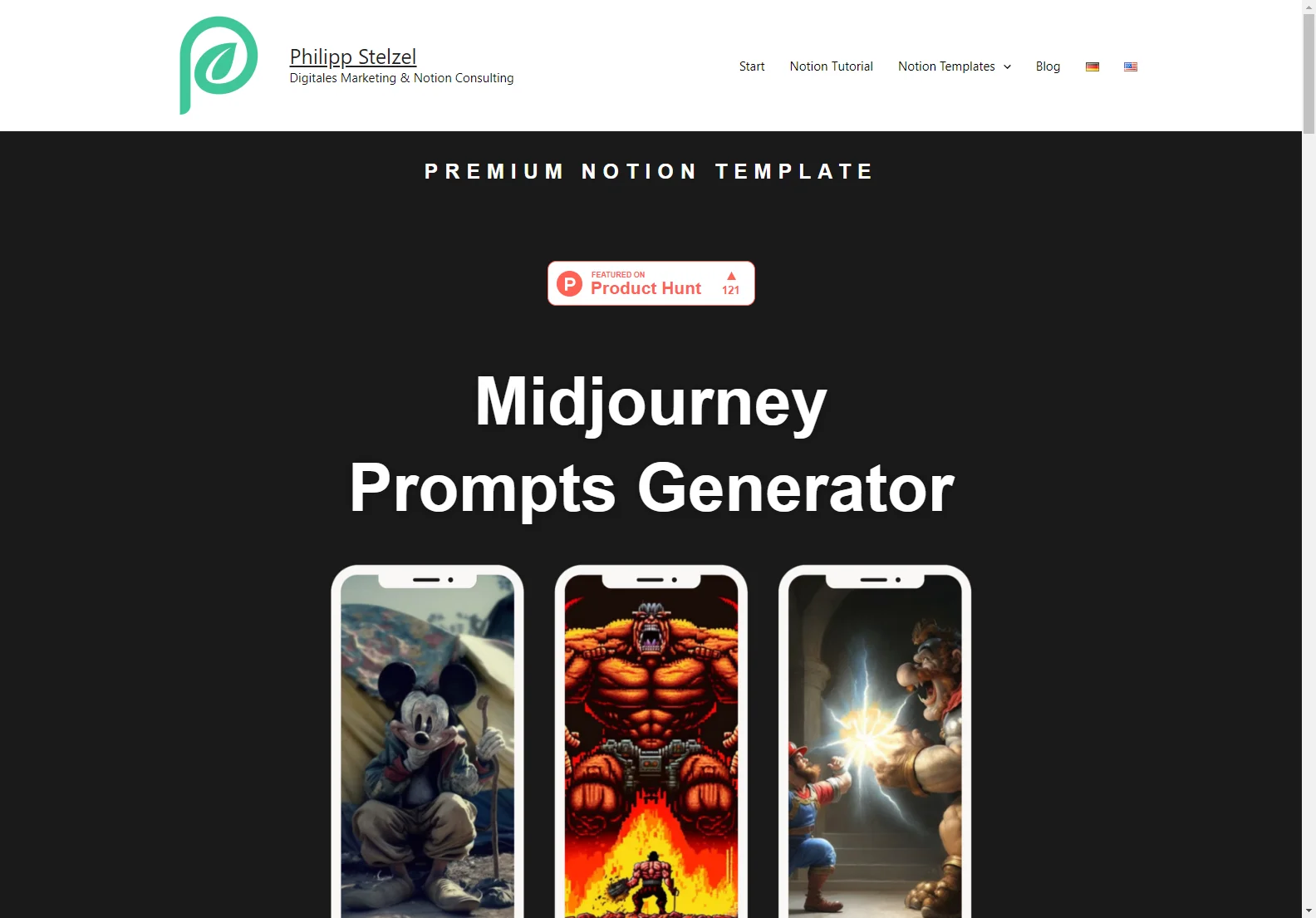 Midjourney Prompts Generator for Notion: Create Stunning AI Art with Ease