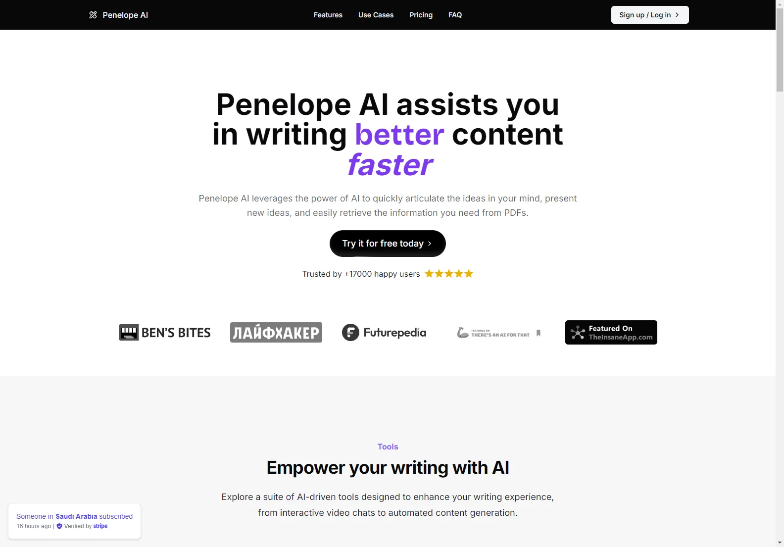 Penelope AI: Write Better Content Faster with AI Assistance