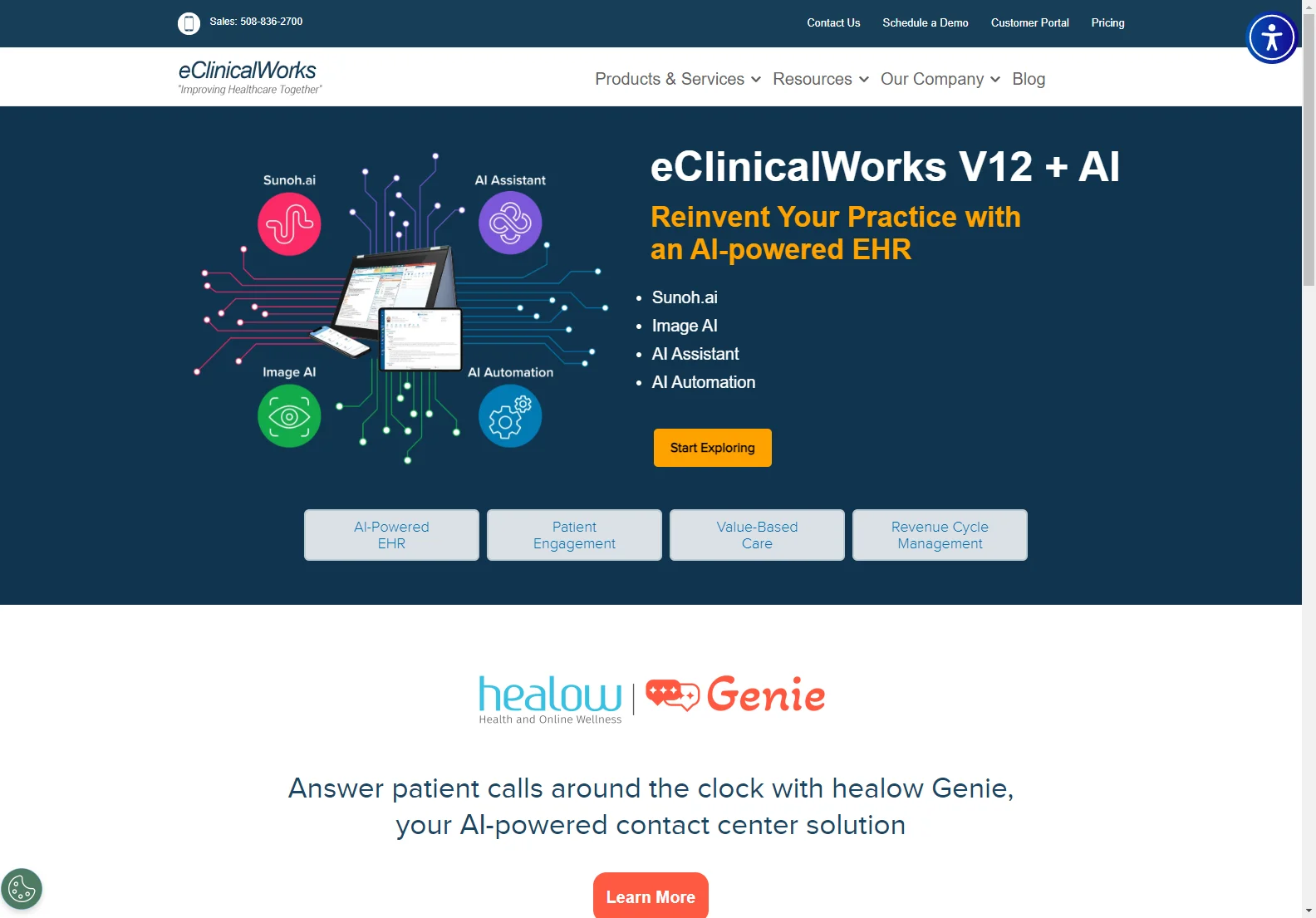 eClinicalWorks: AI-Powered EHR System for Enhanced Healthcare Efficiency