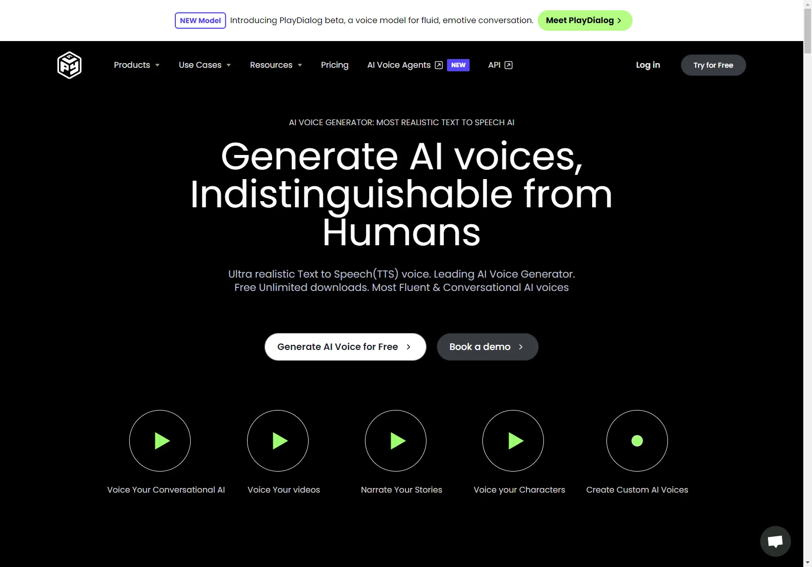 PlayHT: AI Voice Generator for Realistic Text-to-Speech and Voiceovers