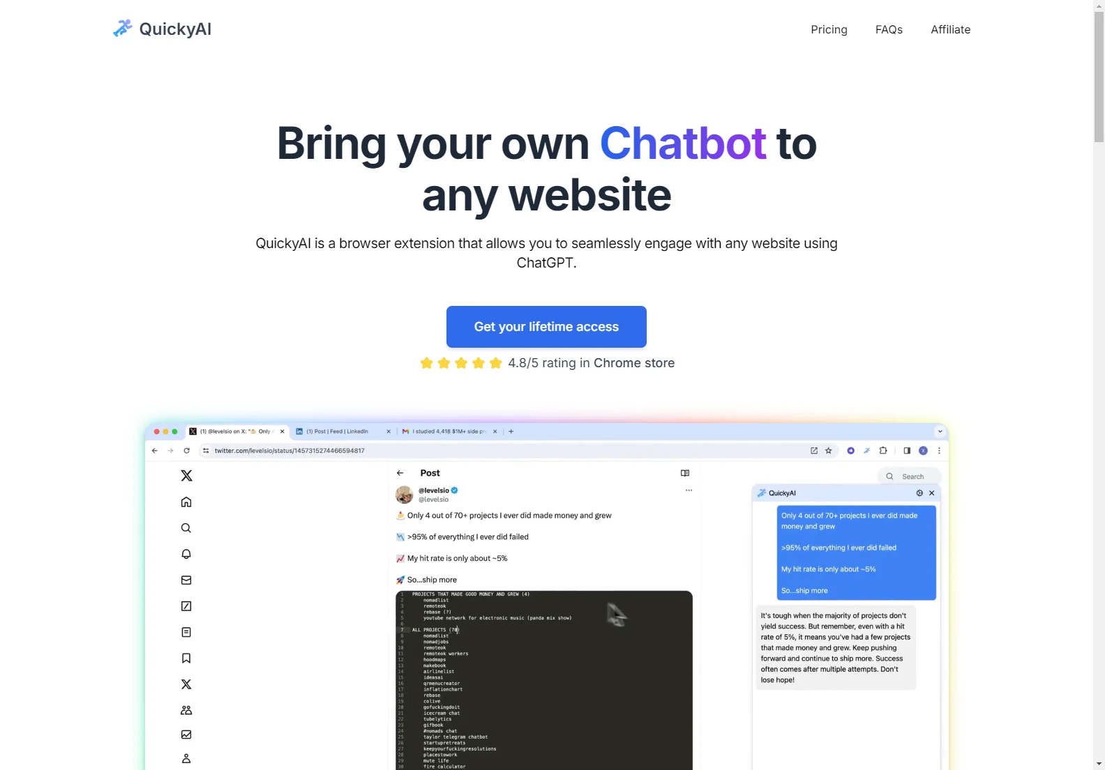 QuickyAI: Your AI-Powered Web Companion for Enhanced Productivity