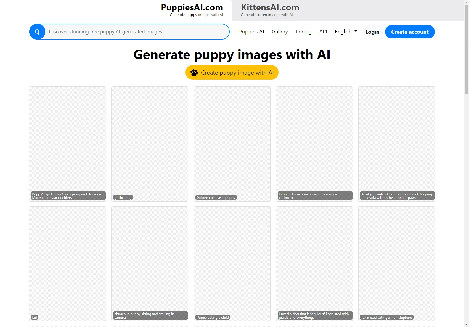 Generate Puppy Images with AI | PuppiesAI.com