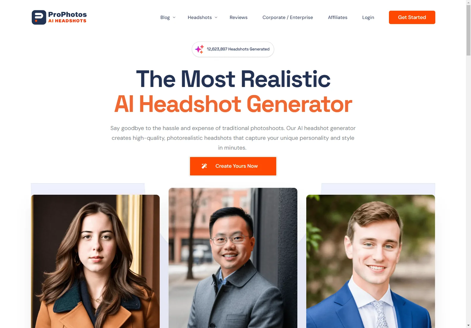 ProPhotos: The #1 AI Headshot Generator for Professional Headshots