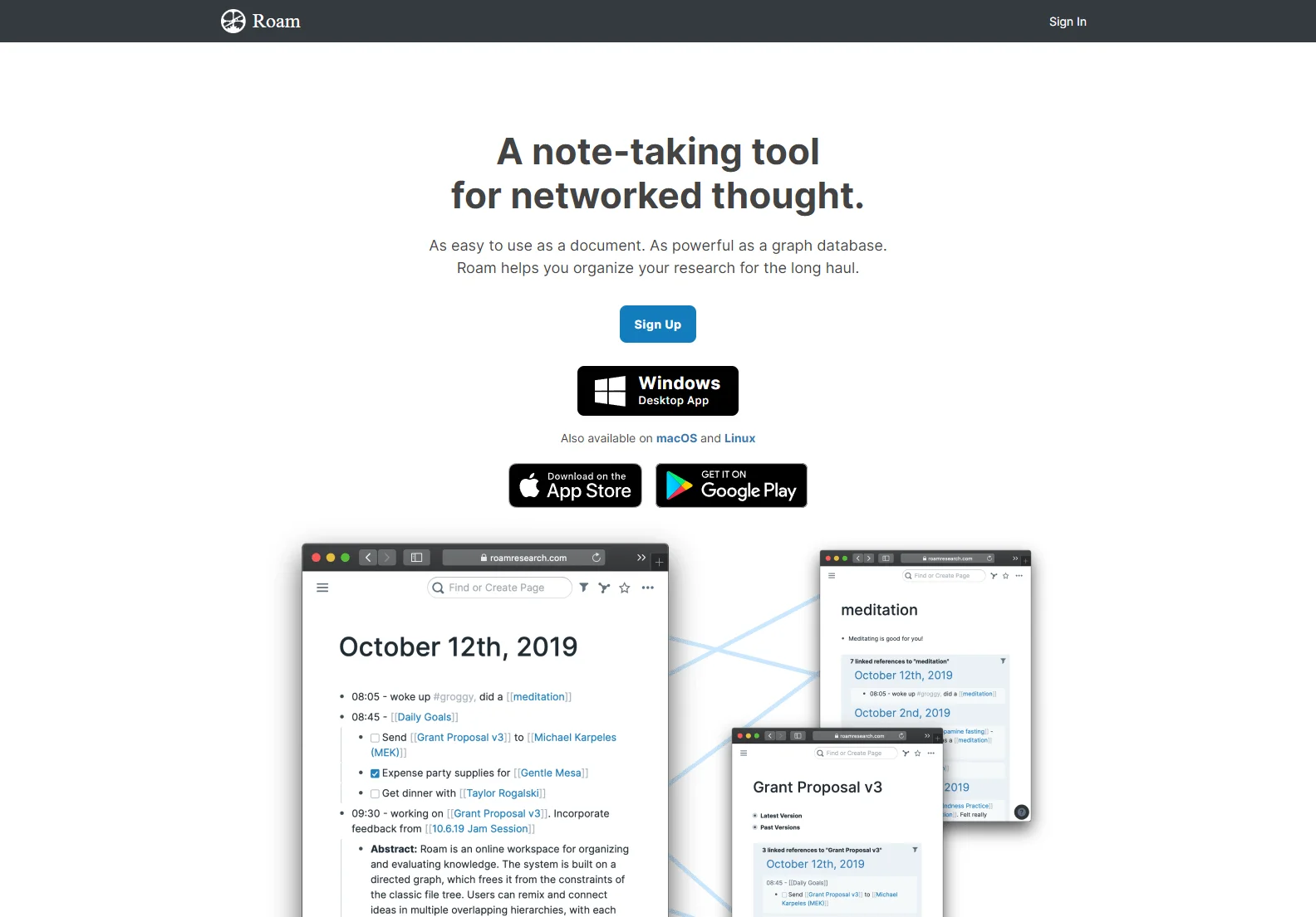 Roam Research: Networked Note-Taking for Enhanced Productivity