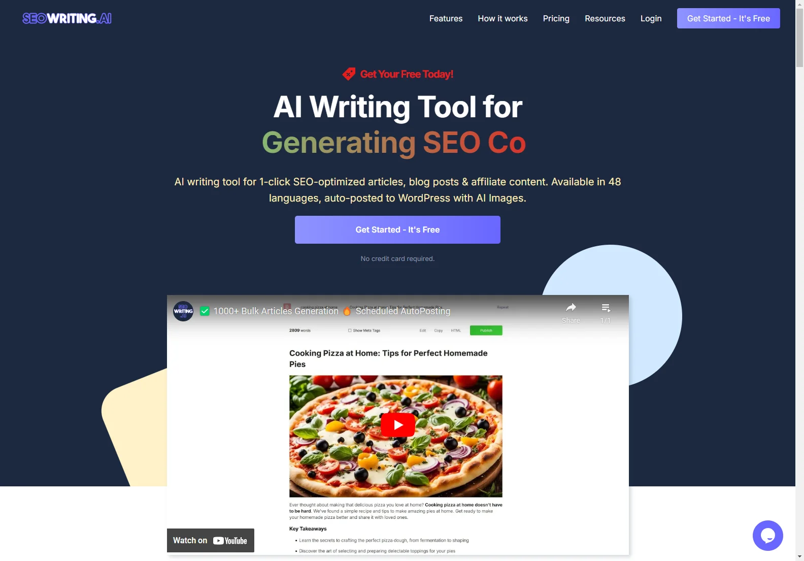 SEO Writing AI: One-Click SEO-Optimized Articles & Blog Posts