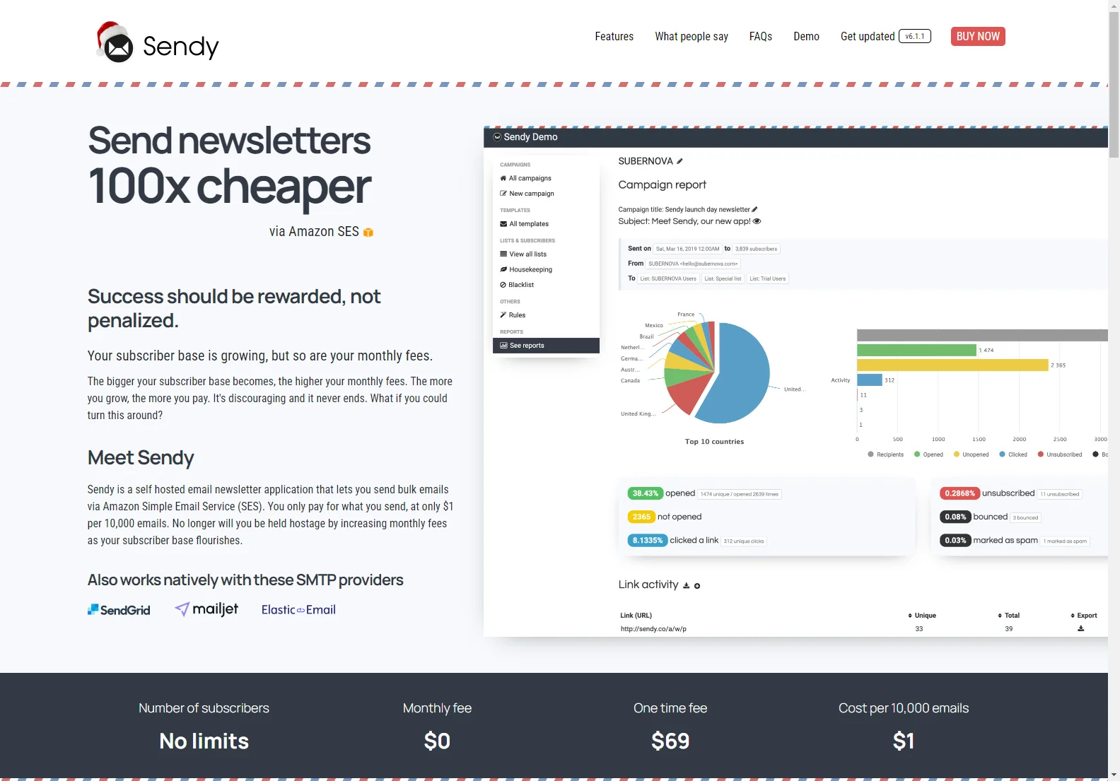 Sendy: Send Newsletters 100x Cheaper via Amazon SES