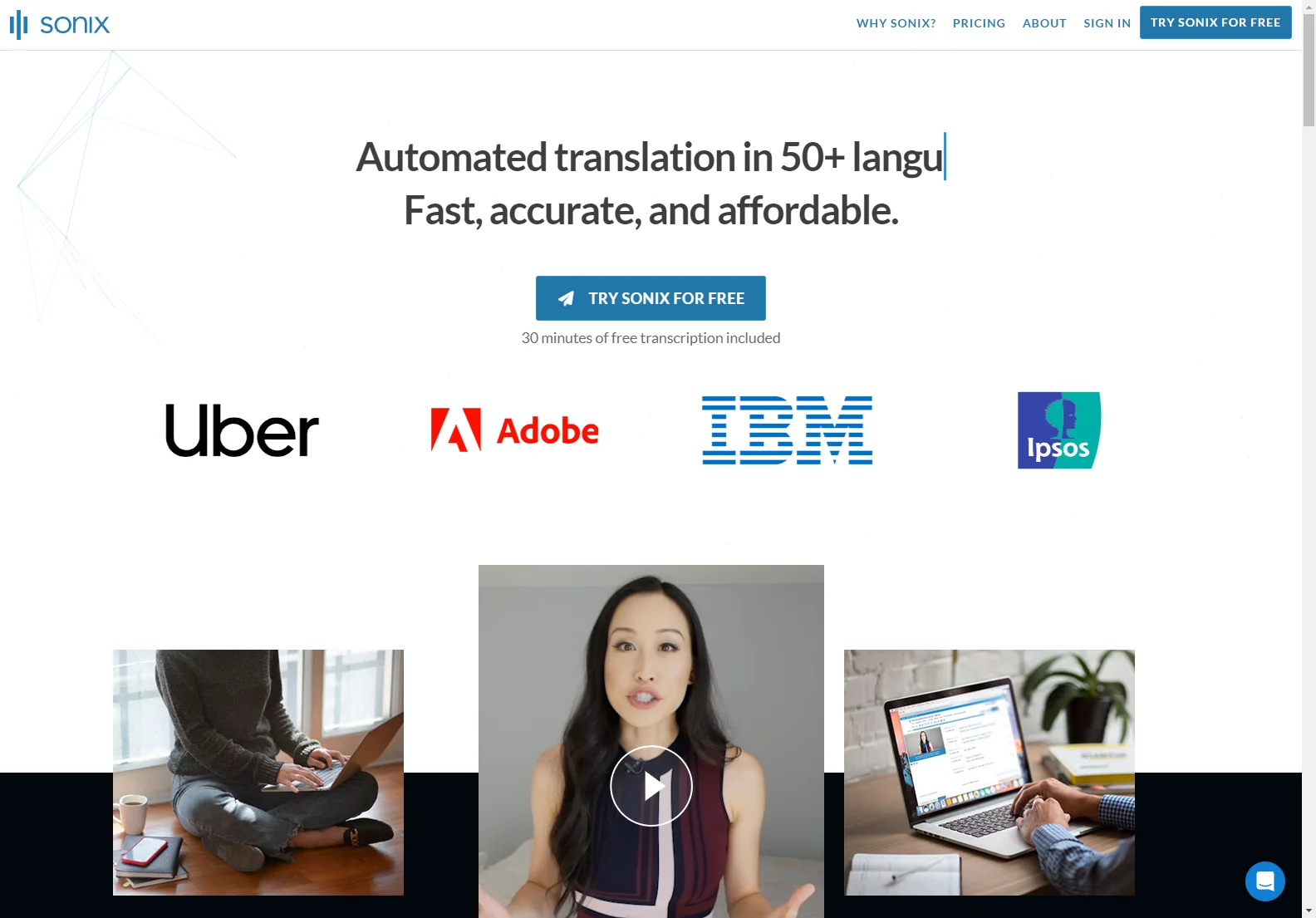 Sonix: AI-Powered Transcription, Translation & Subtitling