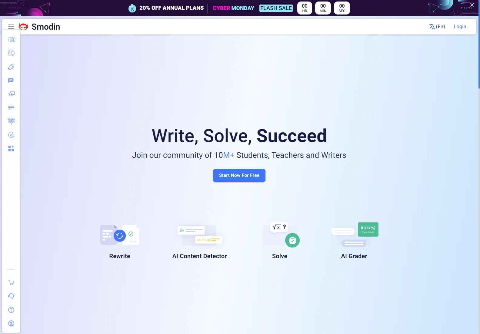 Smodin: AI-Powered Writing and Research Assistant for Students and Professionals