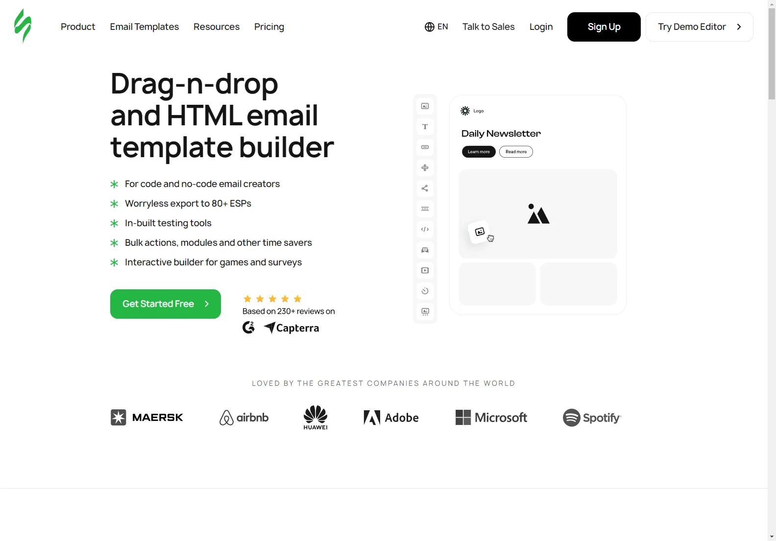 Stripo: Free Email Template Builder & Drag-and-Drop HTML Email Editor