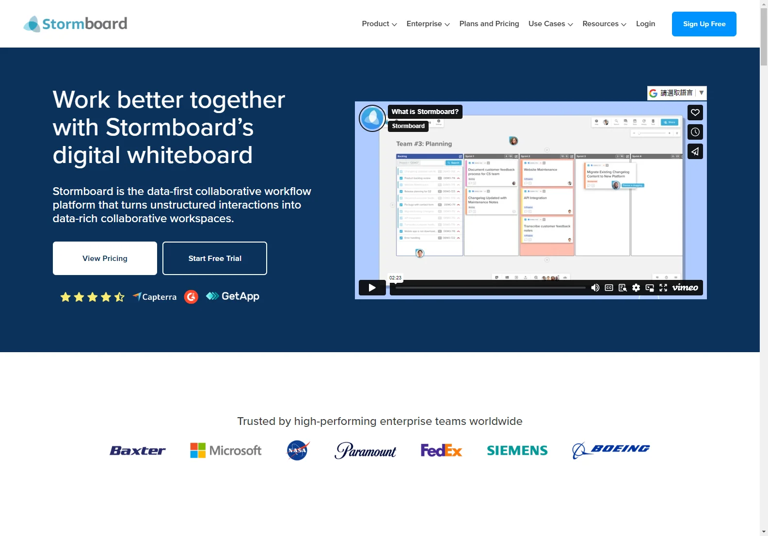 Stormboard: AI-Powered Digital Whiteboard for Enhanced Team Collaboration