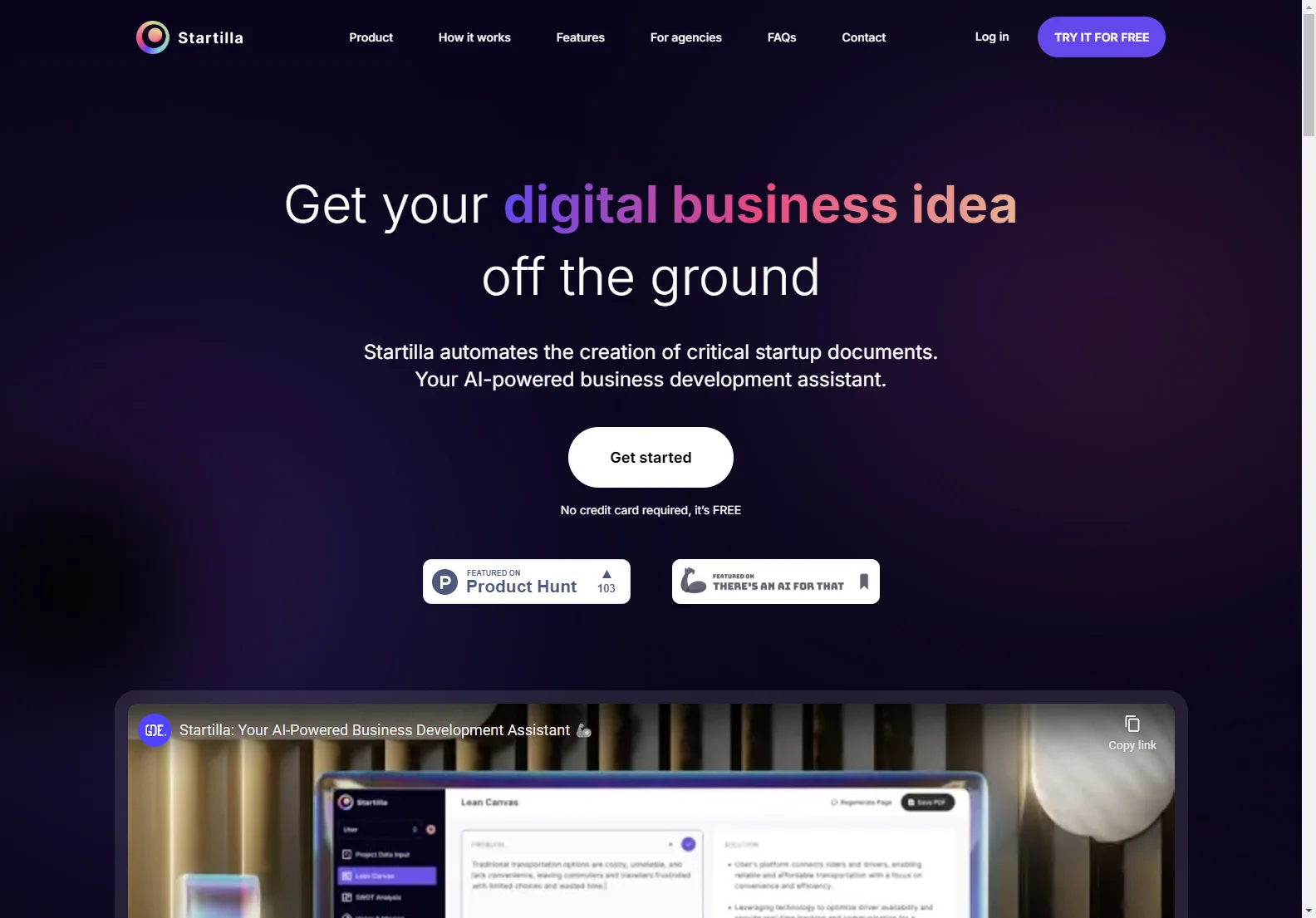 Startilla: AI-Powered Business Development Assistant for Faster Startup Growth