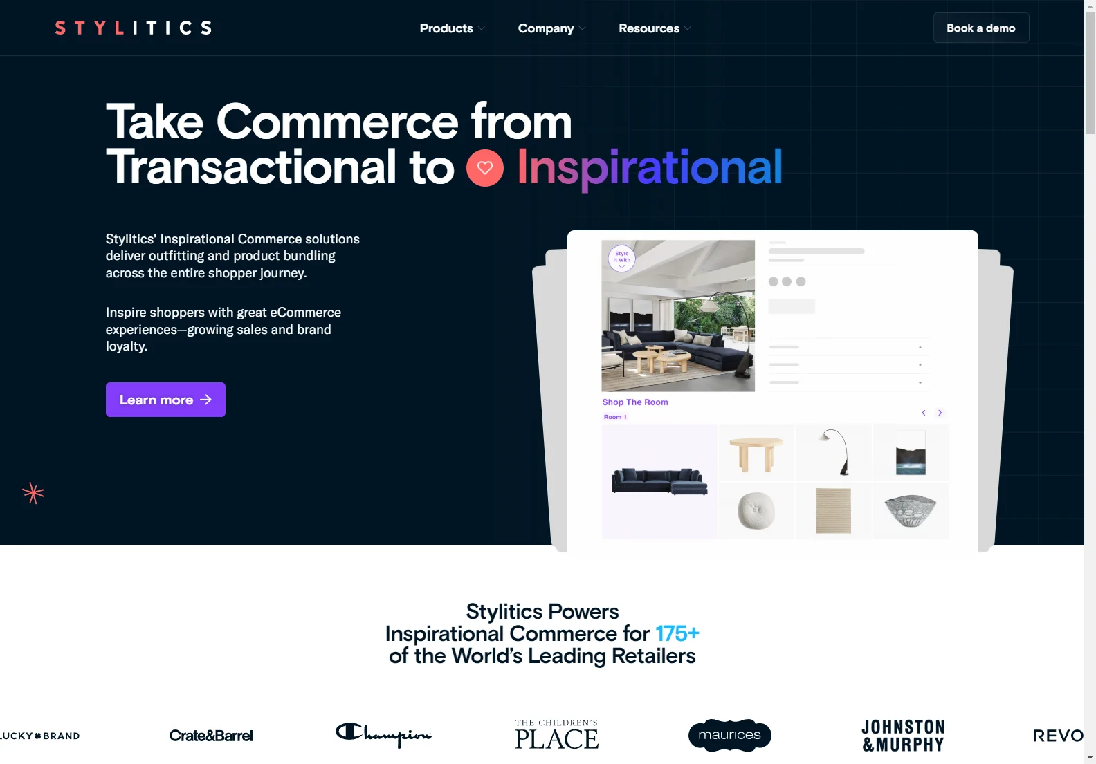 Stylitics: AI-Powered E-commerce Platform for Inspirational Shopping Experiences