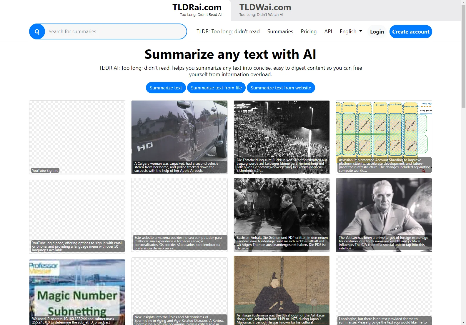 TL;DW AI: Conquer Information Overload with AI-Powered Video Summarization