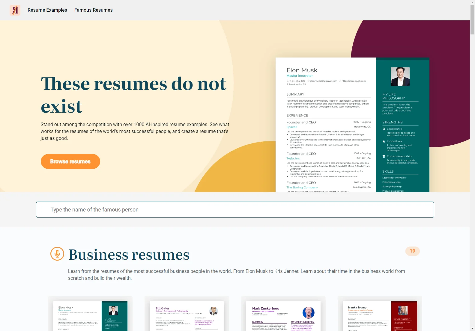 ChatGPT Famous Resumes: AI-Powered Resume Examples for Career Inspiration