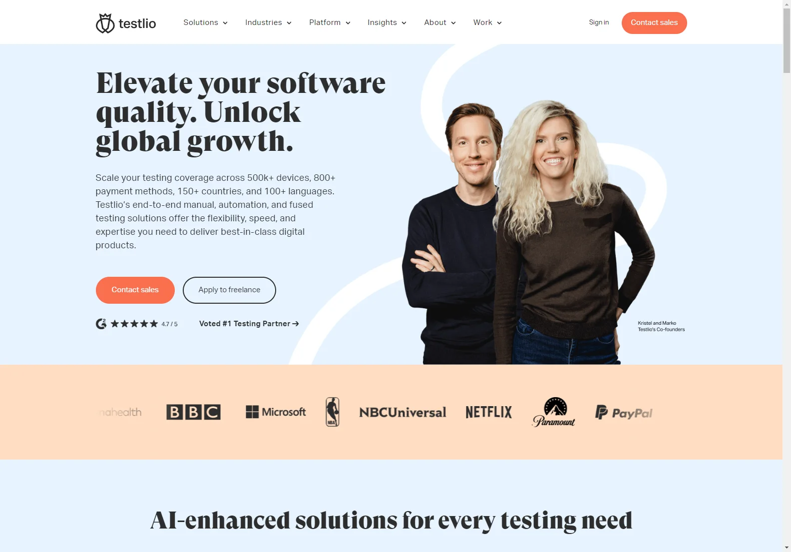 Testlio: AI-Powered Software Testing for Global Reach and Unmatched Quality