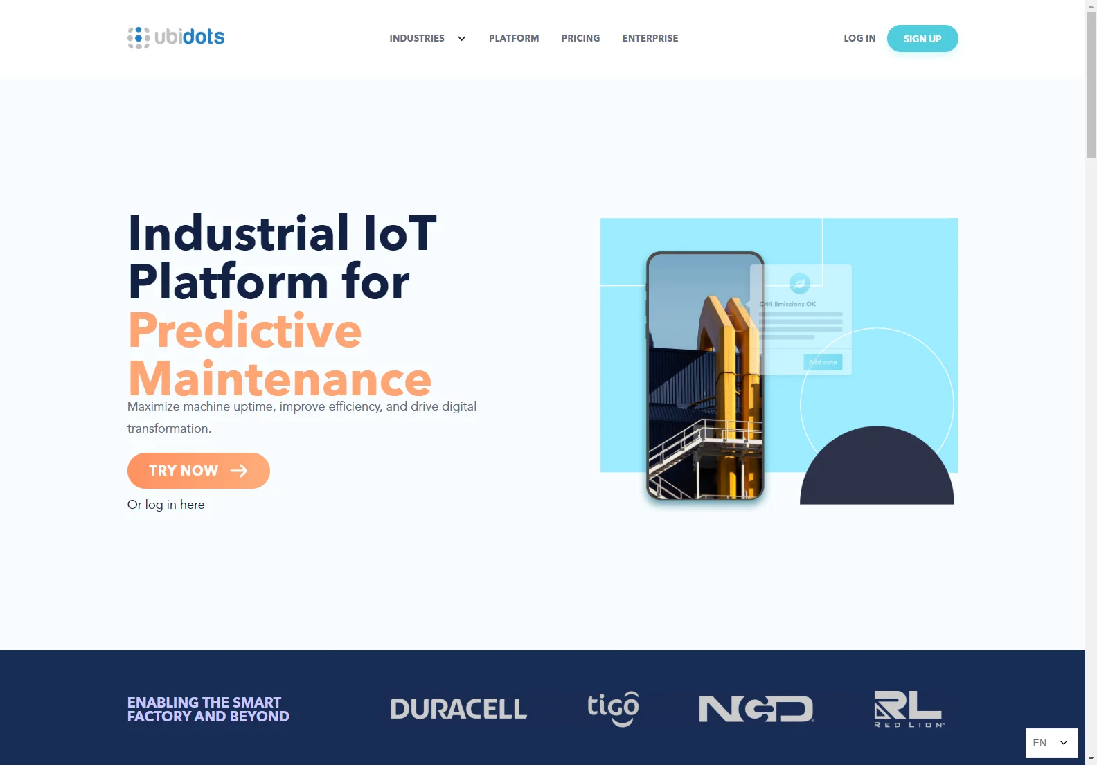 Ubidots: Your Powerful and Simple Industrial IoT Platform for Real-time Insights