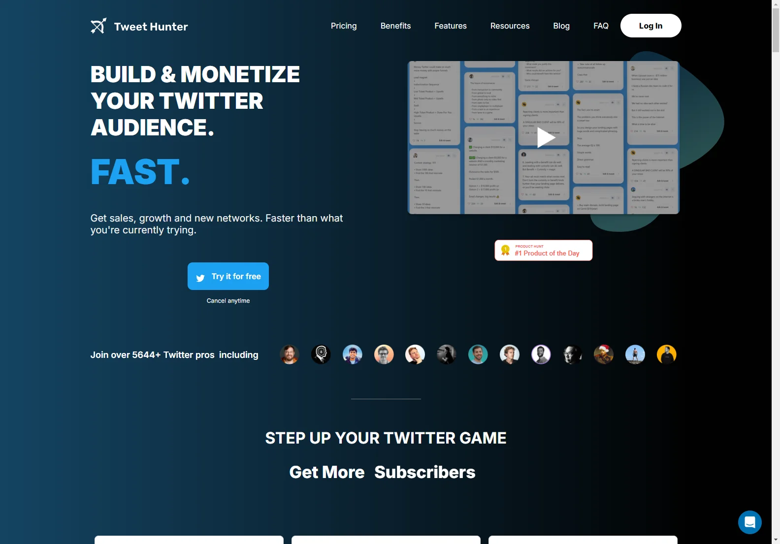 Tweet Hunter: AI-Powered Twitter Growth Tool for Increased Followers & Brand Engagement