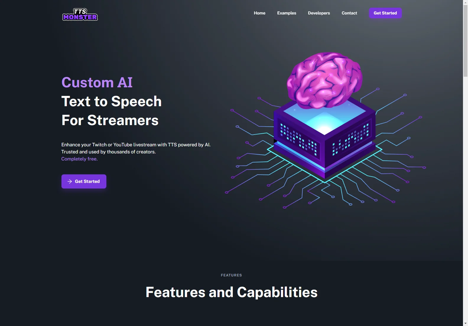 TTS.Monster: Free AI Text-to-Speech for Streamers