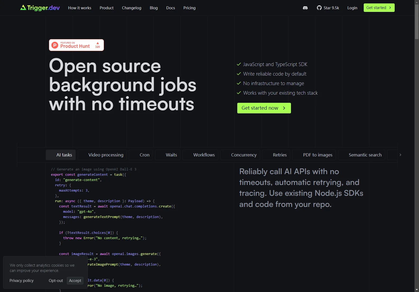 Trigger.dev: Open-Source Background Jobs with No Timeouts - Reliable & Scalable