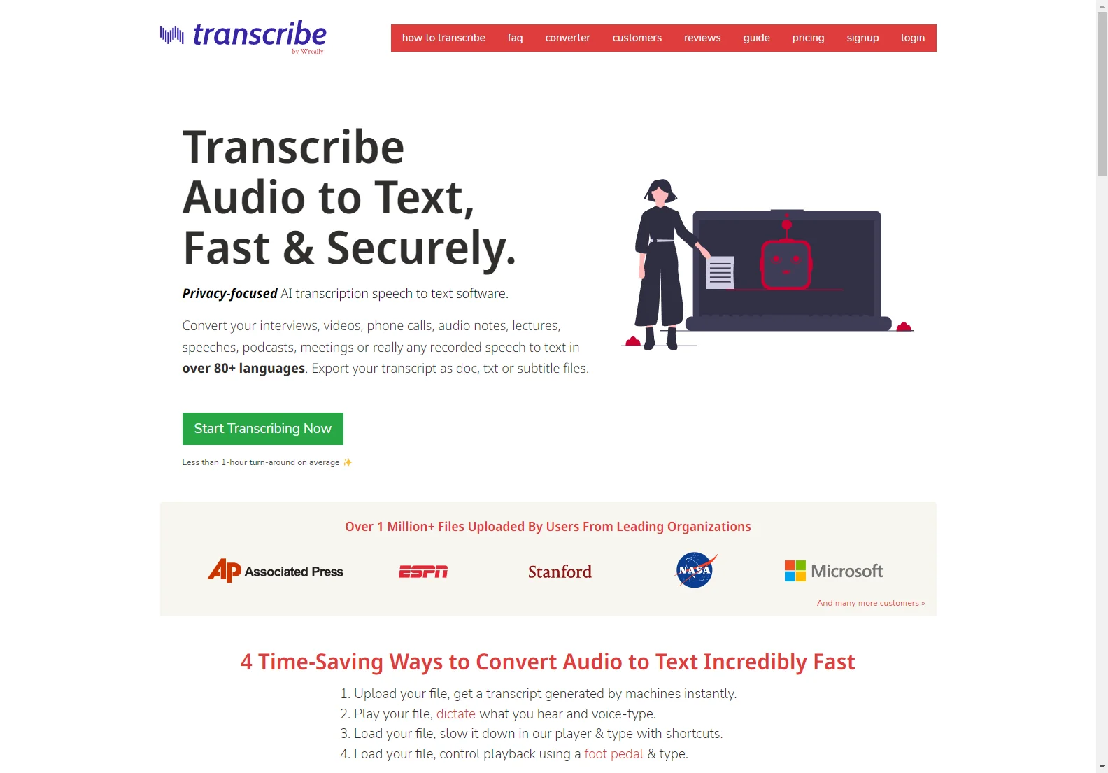 Transcribe: AI-Powered Transcription Software for Fast & Accurate Audio to Text Conversion