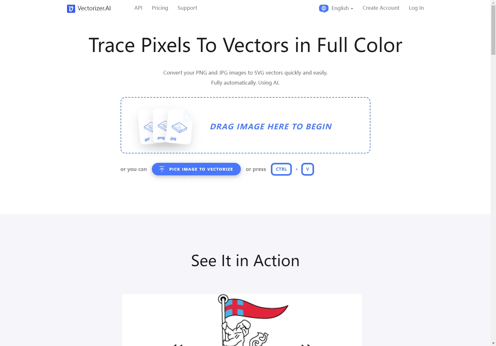 Vectorizer.AI: Convert PNG, JPG to SVG Vectors with AI