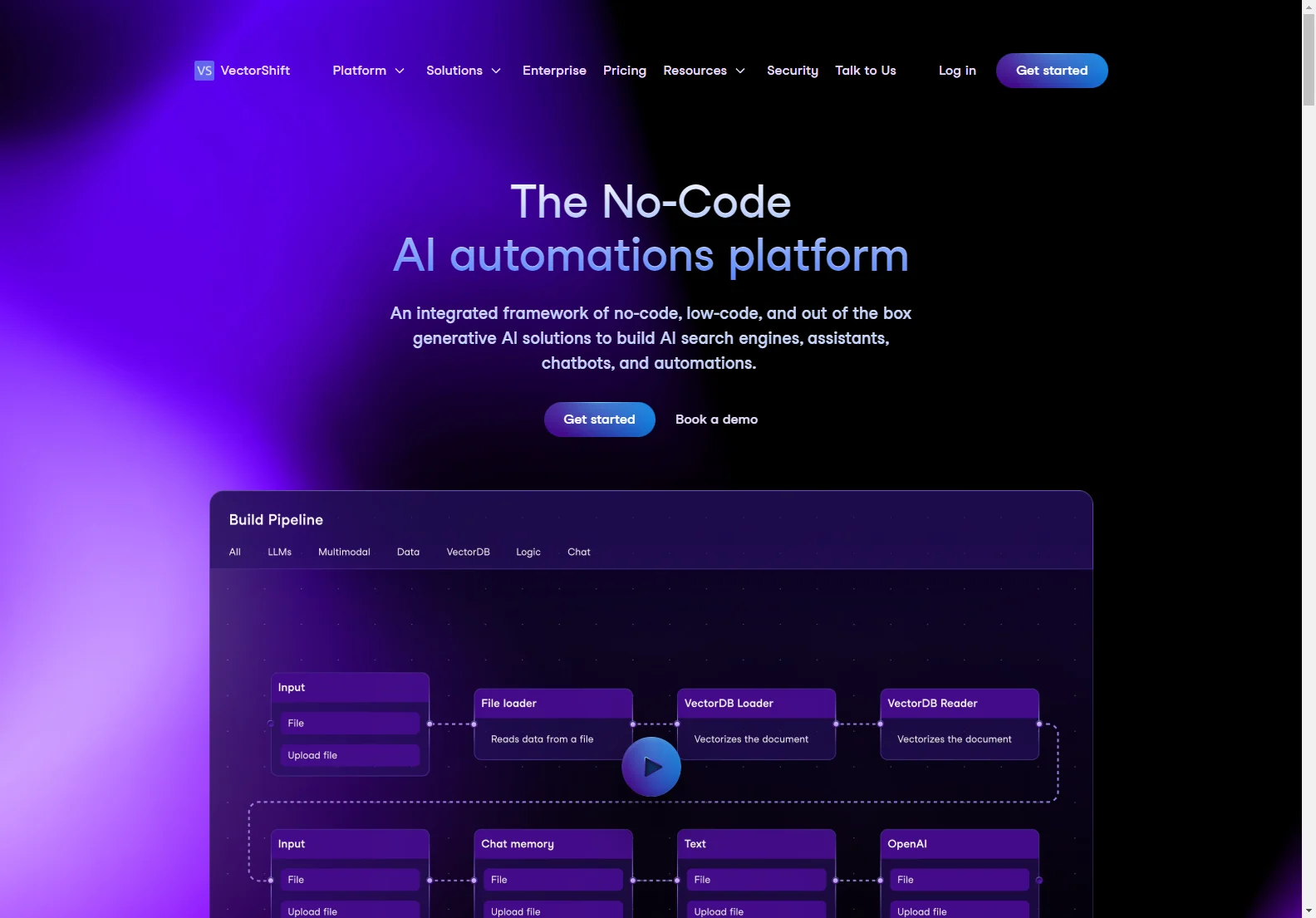 VectorShift: No-Code AI Automation Platform for Building Powerful AI Applications