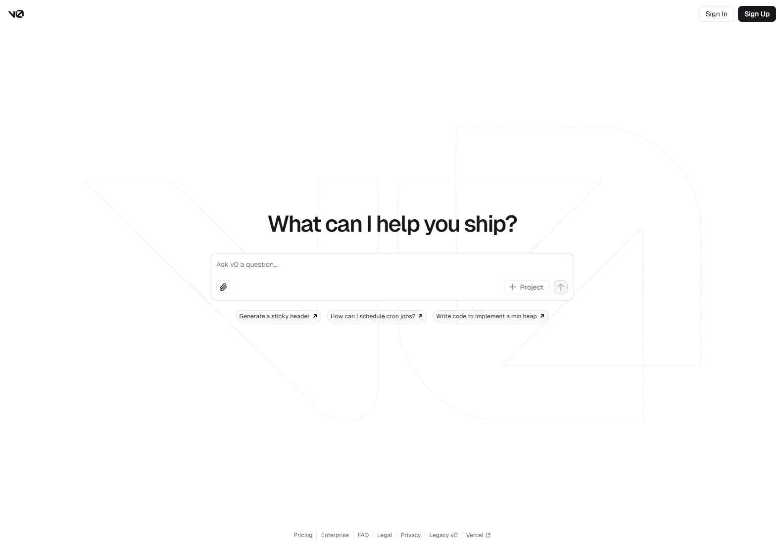 v0 by Vercel: AI-Powered Shipping & Project Management