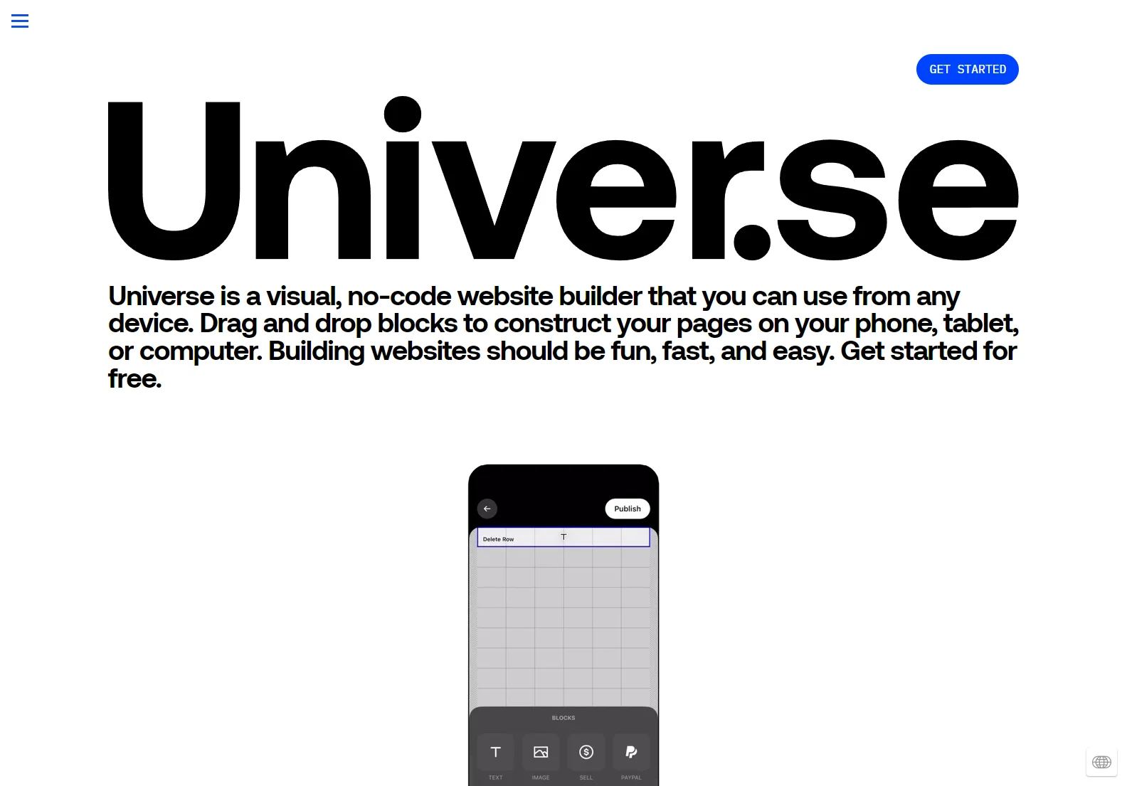 Universe Website Builder: Design Stunning Websites with No Code