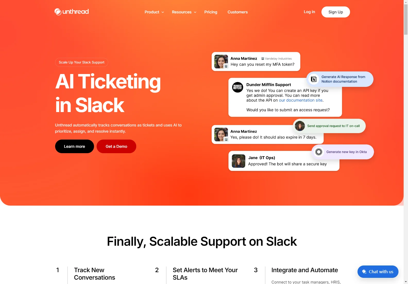 Unthread: AI-Powered Slack Support Ticketing for Scalable Customer Service