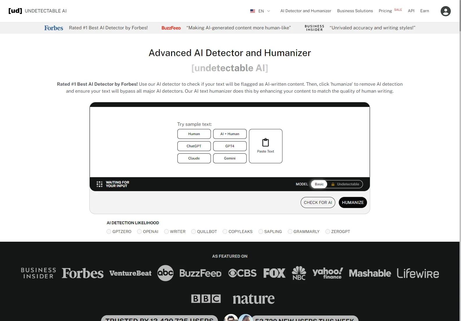 Undetectable AI: Award-Winning AI Detector & Humanizer for SEO-Friendly Content