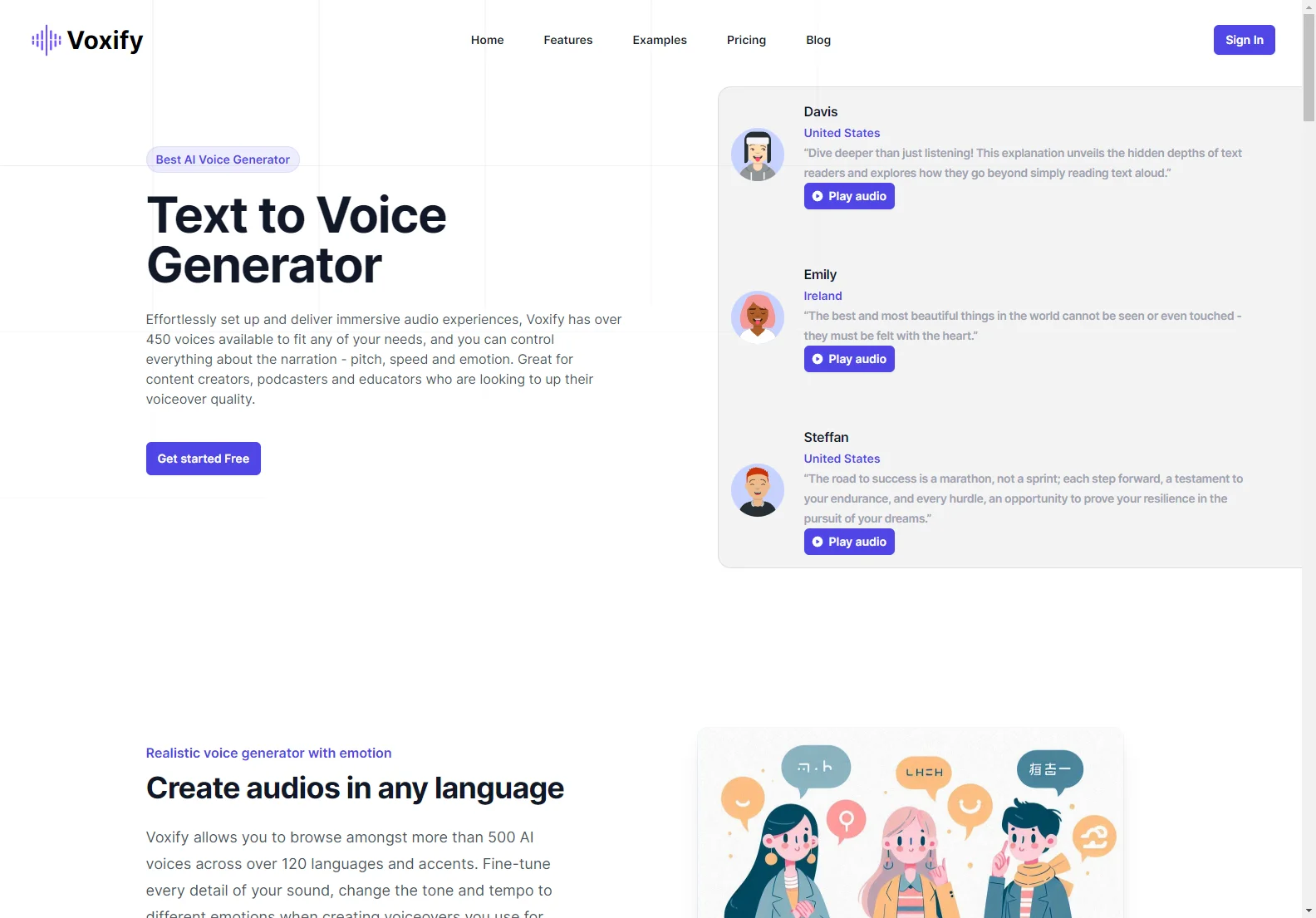 Voxify: Best AI Voice Generator & Text to Speech