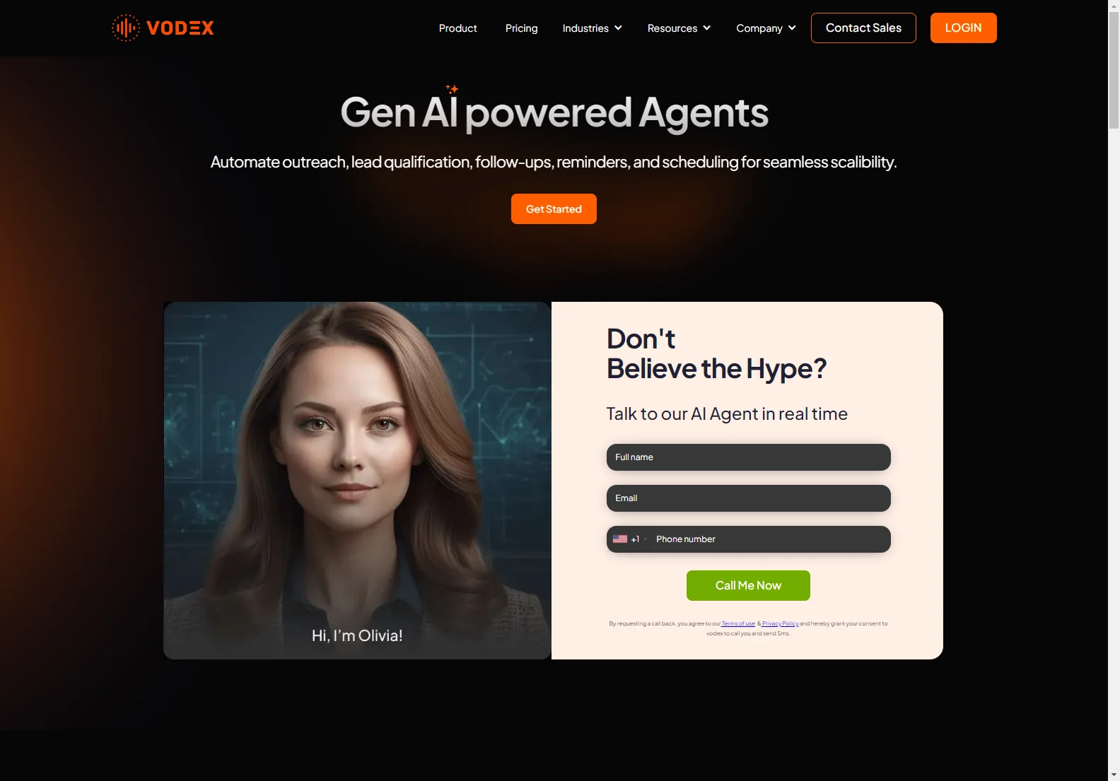 Vodex: Automate Outreach with Gen AI-Powered Agents