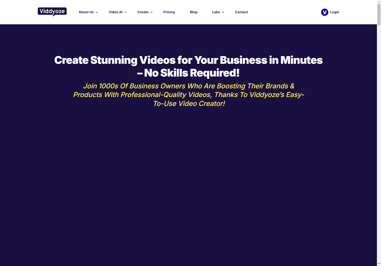 Viddyoze: AI-Powered Video Creator for Stunning Business Videos