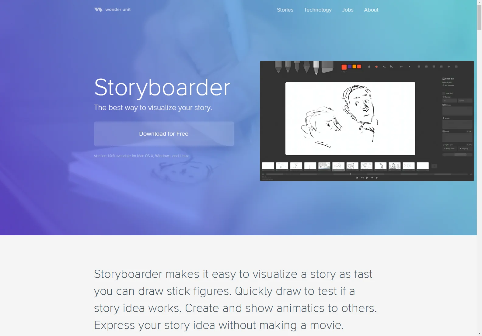 Storyboarder: Free & Open-Source Storyboarding Software for Visual Storytelling